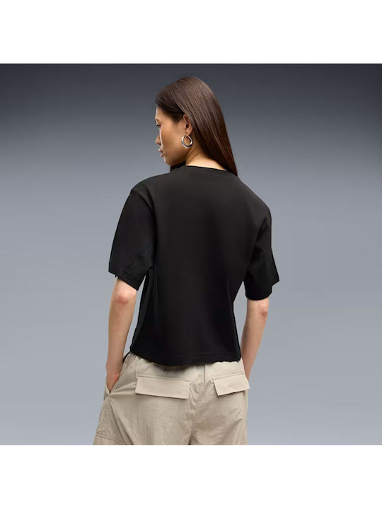 PUMA T-Shirt Μαύρο