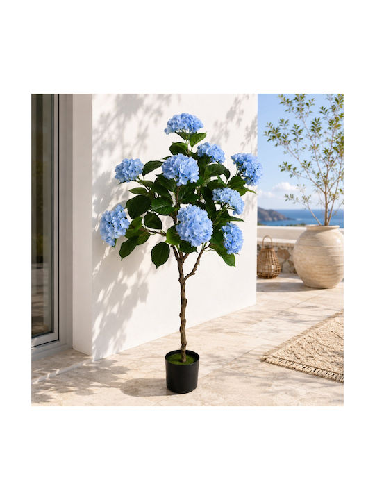 Hortensia Albastră Artificială În Ghiveci 120cm 87221-3