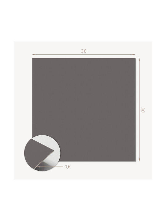 Coloray Wall Lamp Grey 9x30x30cm