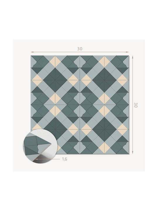 Coloray Lampă de perete Gri 9x30x30cm