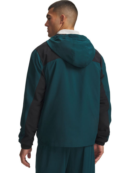 Under Armour Woven Мъжко ветроустойчиво яке Зелен