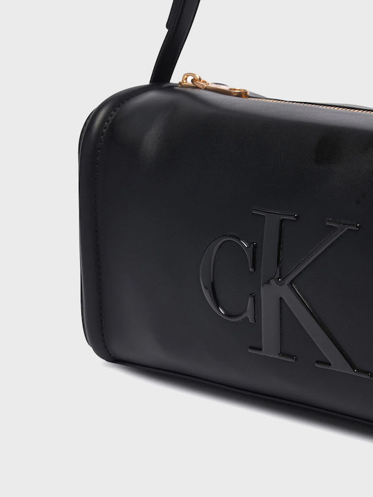 Damen Schultertasche Schwarz
