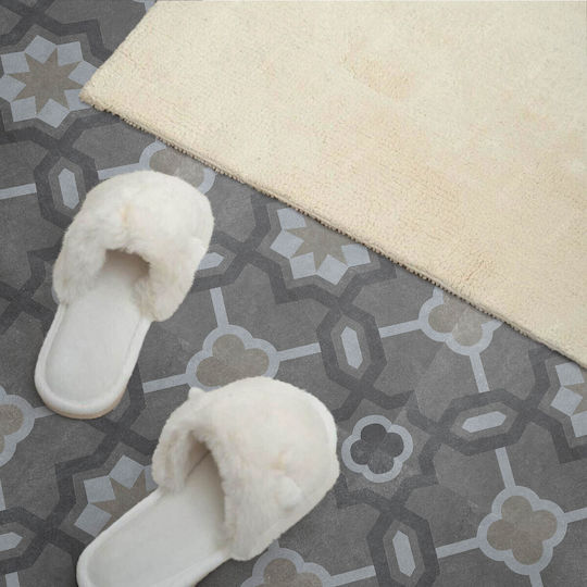 Set of Vinyl Tiles Geometric Print Design 6x60x30 cm