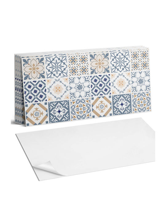 Easy Install Vinyl Tile Pack Mosaic Checkered Designs 6x60x30 Cm