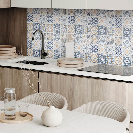 Easy Install Vinyl Tile Pack Mosaic Checkered Designs 6x60x30 Cm