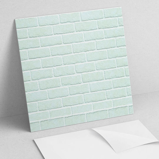 Easy Install Vinyl Tile Pack Wall Design Bricks 4x50x50 Cm