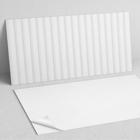 Printed Vinyl Tiles Ready To Install Vertical Stripes Background 6x60x30 Pcs
