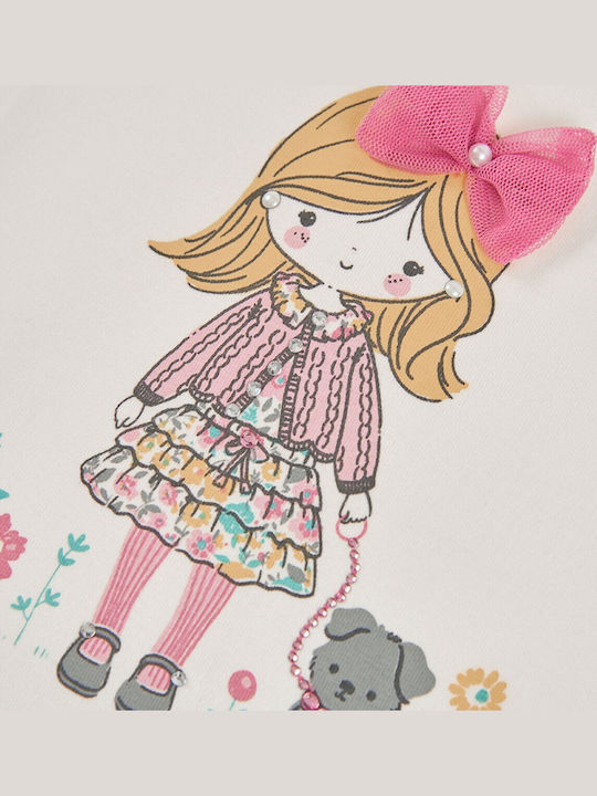 Kinderoberteile T-Shirt Weiß