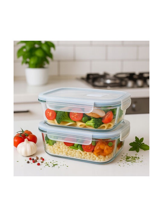 Bimberek Glass White Lunch Box 640ml