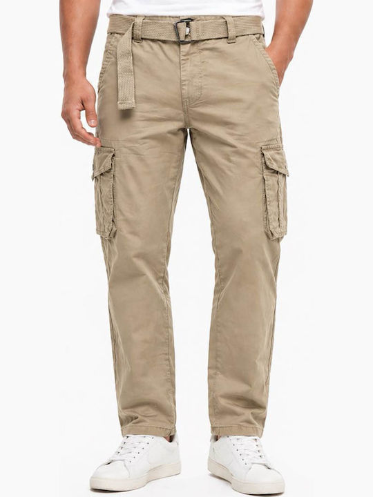 Cargo Trousers In Relaxed Fit Beige