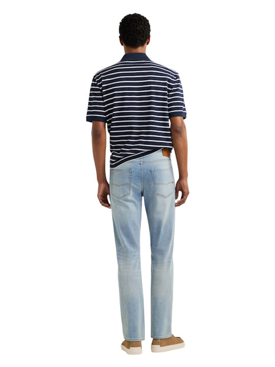 Cash Men's Jeans Pants with Regular Straight Fit Light Blue