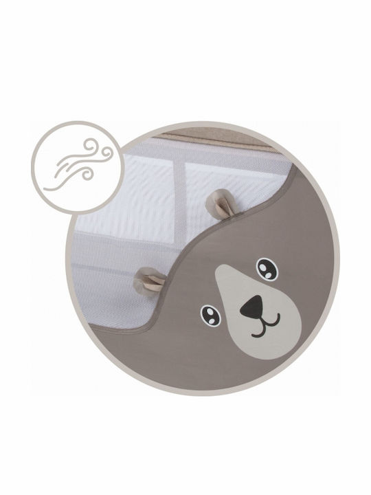 Kidwell Blissy Кошара за игра с Маса за повиване и Матрак Бежов