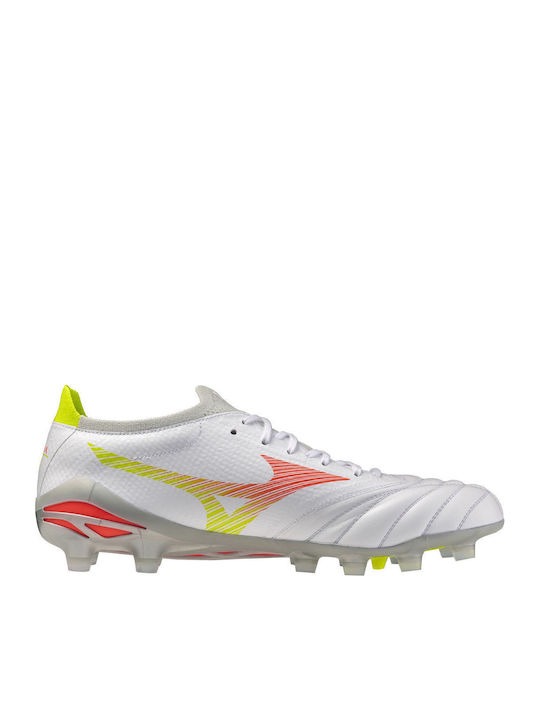 Mizuno Morelia Neo FG Футболни Обувки с Бутони Бели