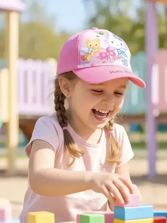 Bode Kinderhut Jockey Stoff Rosa