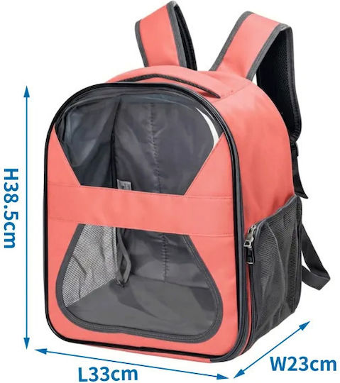 Nobleza Dog and Cat Carrying Backpack Red W33xD23xH38.5cm