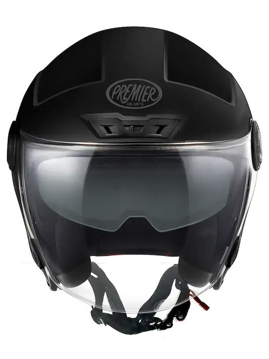 Premier CITY FLY EVO Schwarz Mat Motorradhelm Jet ECE 22.06 1400gr