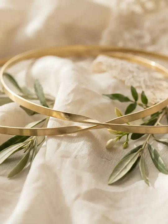 Versilberte Hochzeitskronen