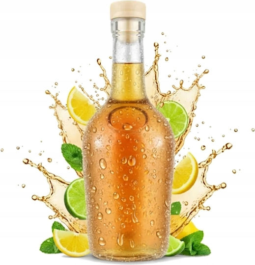 Set 40 Sticle de Sticlă Gloria 500ml Sticlă pentru Sucuri și Lichior + Capac