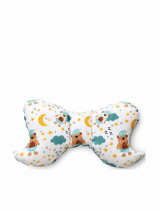 Maboo Παιδικό Διακοσμητικό Μαξιλάρι Sleepy Bears Διπλής Όψης 35x21εκ.