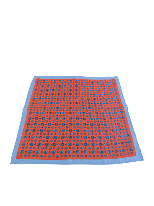 Men's Silk Pocket Handkerchief Orange