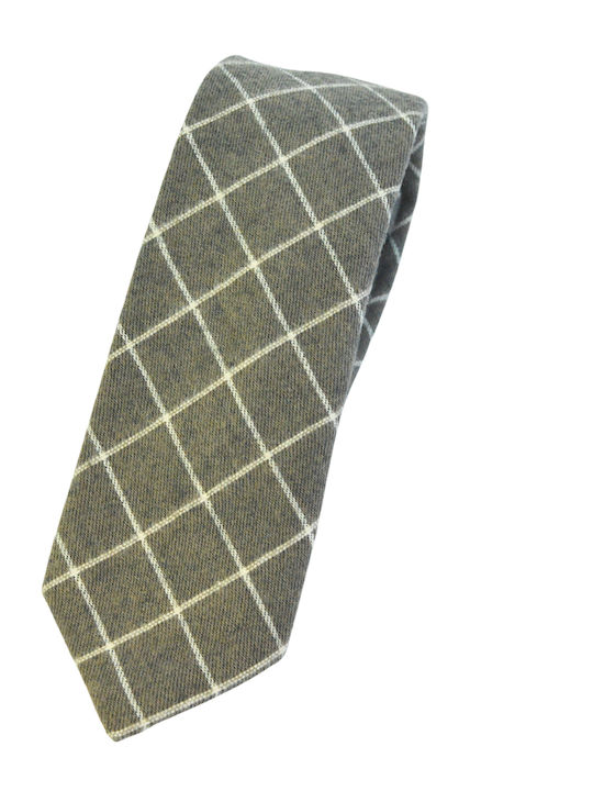 Мъжка Вратовръзка с Щампа в Зелен Цвят
