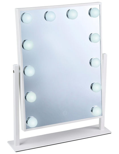 Atmosphera Atmosphera Schminkspiegel Wand mit Licht 36,5x46,4cm