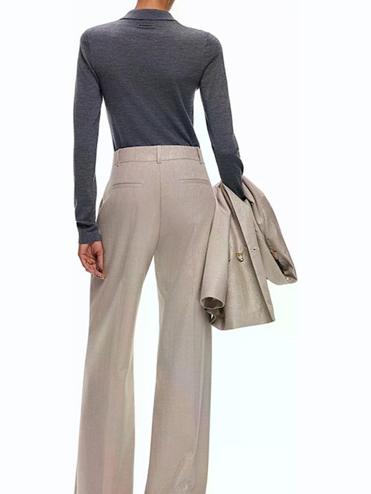 Women's Bodysuit Turtleneck Grey Pinko