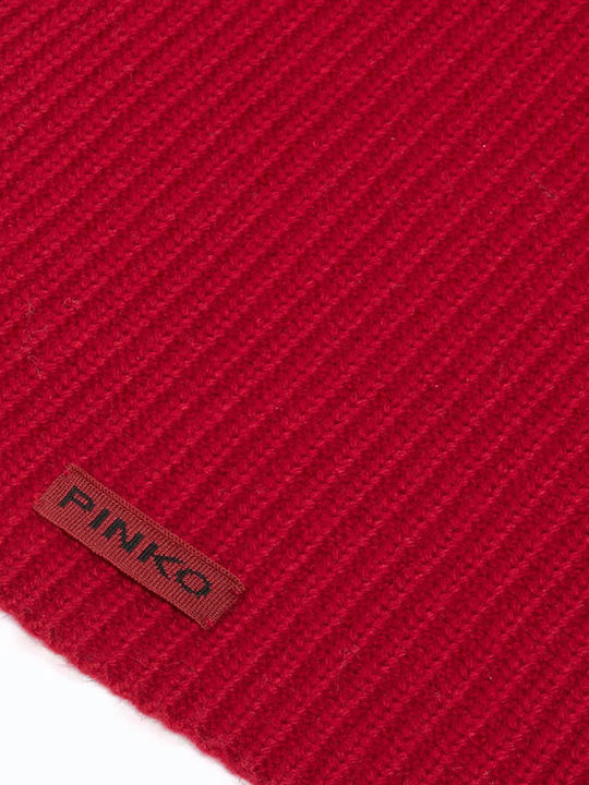 Women's Knitted Scarf Red