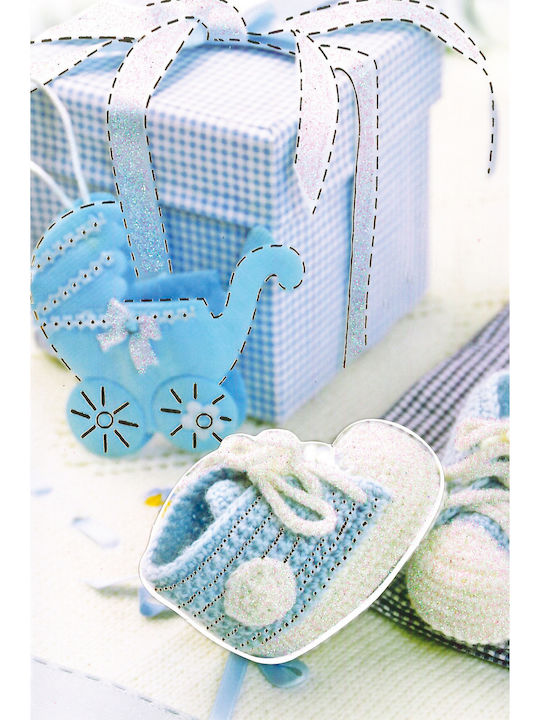 Lebez 3d Newborn Greeting Card Portofel Pentru Copii Auriu