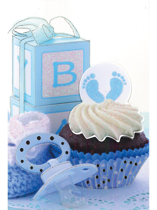 Lebez 3d Newborn Greeting Card Portofel Pentru Copii Auriu