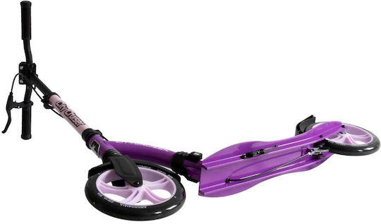Athlopaidia Kids Foldable 2-Wheel Scooter Purple