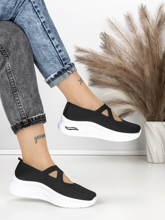Adidași Flatforms Pentru Femei Negri