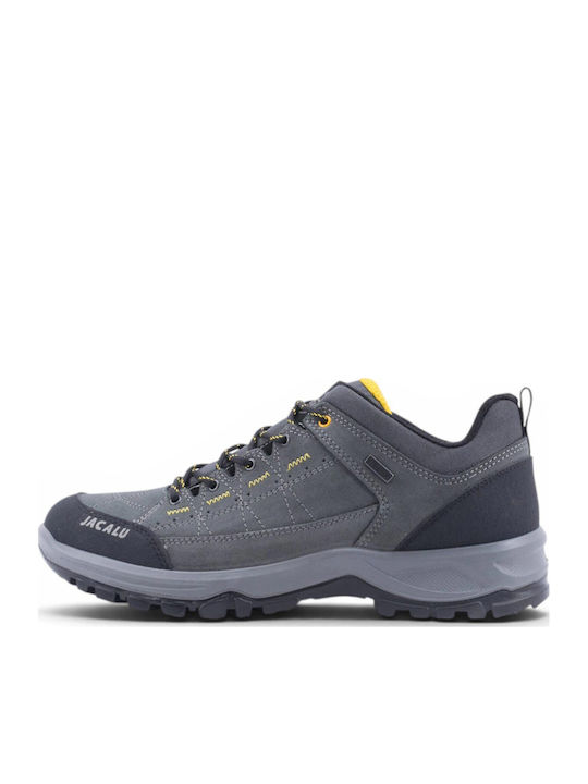 Jacalu Men's Waterproof Grey Hiking Shoes