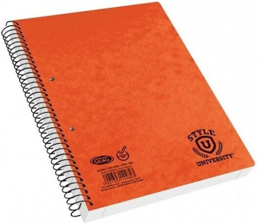 Skag Spiral Notebook Ruled A4 150 Sheets 5 Subjects (Miscellaneous Designs)
