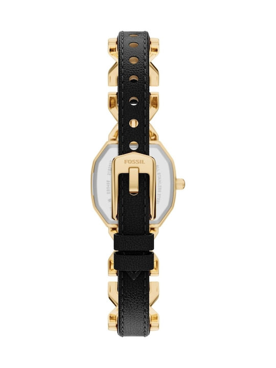 Fossil Trei Ceasuri Dama 22mm Baterie Cu Brățară Din Metal Auriu
