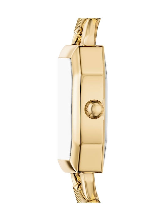 Fossil Trei Ceasuri Dama 22mm Baterie Cu Brățară Din Metal Auriu