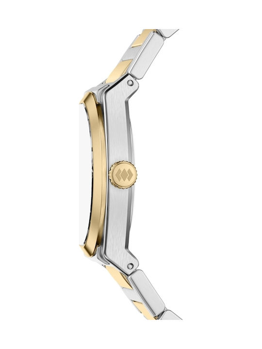 Fossil Trei Ceasuri Dama 27mm Baterie Cu Brățară Din Metal Argintie