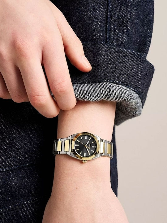Fossil Trei Ceasuri Dama 27mm Baterie Cu Brățară Din Metal Argintie
