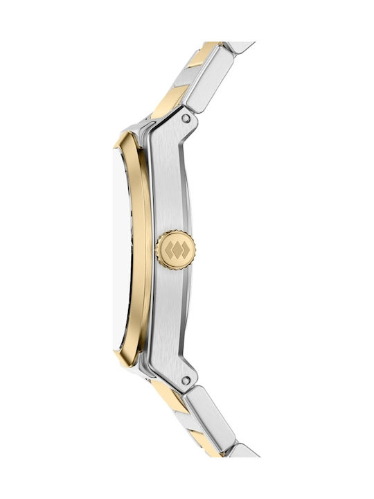 Fossil Trei Ceasuri Dama 27mm Baterie Cu Brățară Din Metal Argintie