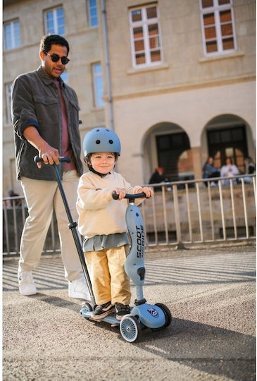 Benutzerdefiniertes Bundle Scoot & Ride Kinderroller Highwaykick 1 Push & Helm S Stahl