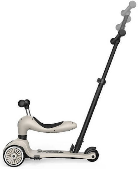Benutzerdefiniertes Bundle Scoot & Ride Kinderroller Highwaykick 1 Push & Helm S Ash