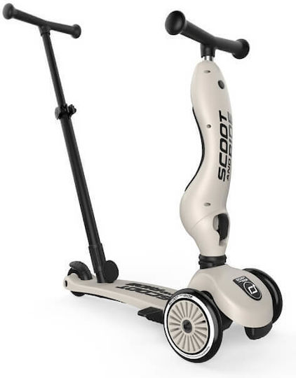 Benutzerdefiniertes Bundle Scoot & Ride Kinderroller Highwaykick 1 Push & Helm S Ash