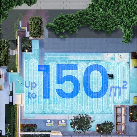 Wybot Wireless Robot Vacuum 65W Bottom / Walls / Waterline for Pools up to 3x3m