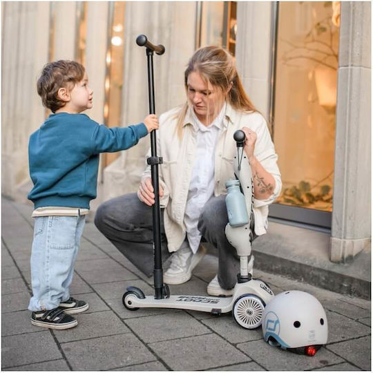 Benutzerdefiniertes Bundle Scoot & Ride Kinderroller Highwaykick 1 Push & Helm Xxs Ash