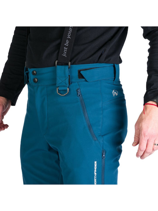 Northfinder 108028-526-102 Pantaloni de Schi și Snowboard Soft Shell Albastru Pentru Bărbați