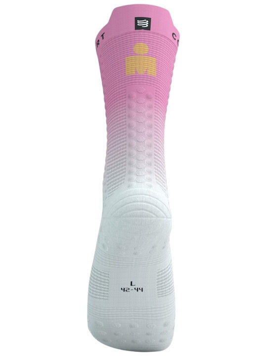 Compressport Șosete Trekking Albe 1 Pereche