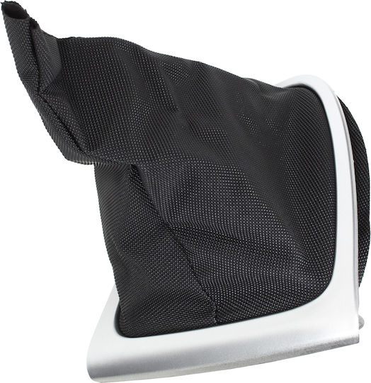 Renault Clio Iv 12-20 Gear Shift Boot Black + Silver Frame