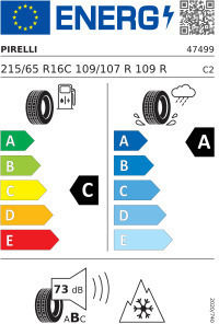 Anvelopă de iarnă Pirelli Winter Carrier 215/65r16c 109r
