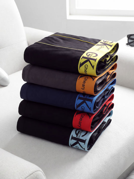 Men's Multicolour Boxers 5Pack
