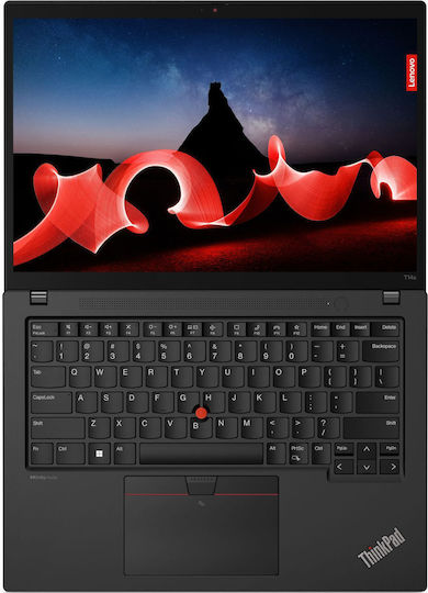 Lenovo ThinkPad T14s Gen 4 (Intel) 14" IPS FHD+ Тъчскрийн (i7-1365U/32GB/256GB SSD/W11 Pro) Deep Black (US Keyboard)